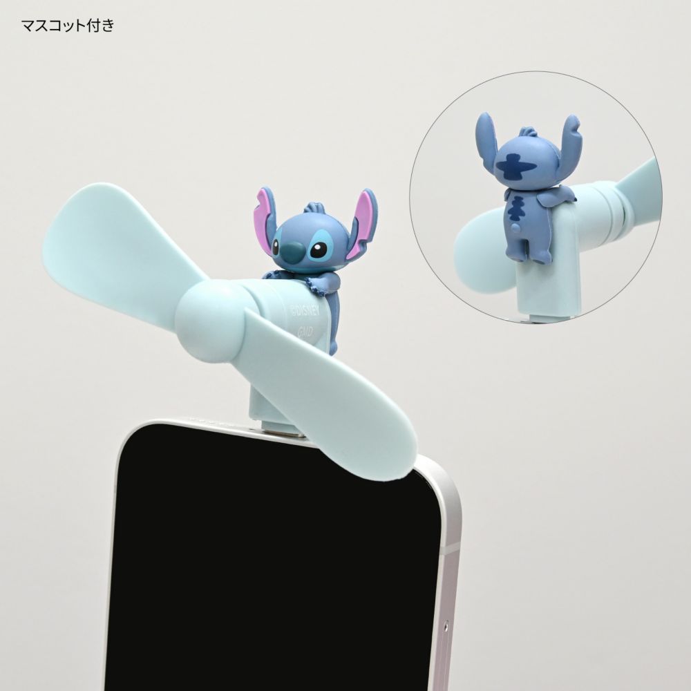 スティッチ コネクタ付き ミニクールファン （USB Type-C） DNG-362ST