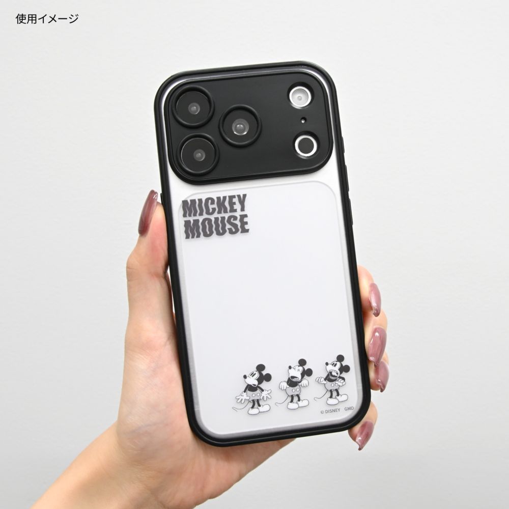 ミッキーマウス IIIIfit プランプフレーム iPhone18 Pro / 17 Pro 対応 ケース DNG-368MK