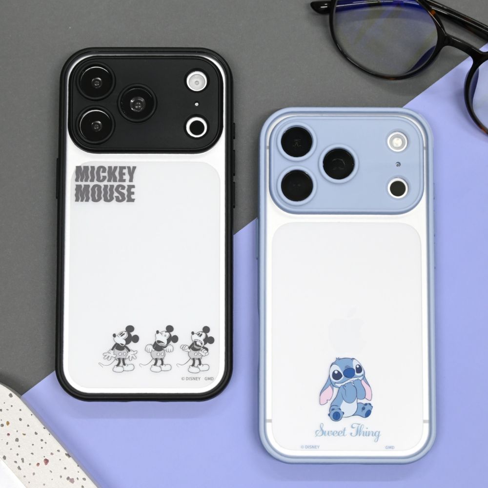 ミッキーマウス IIIIfit プランプフレーム iPhone18 Pro / 17 Pro 対応 ケース DNG-368MK