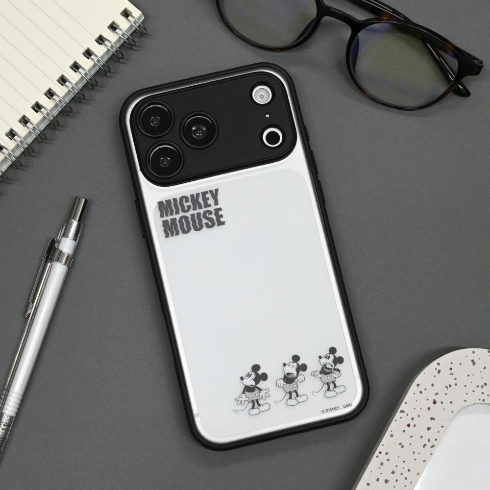 ミッキーマウス IIIIfit プランプフレーム iPhone18 Pro Max / 17 Pro Max 対応 ケース DNG-369MK