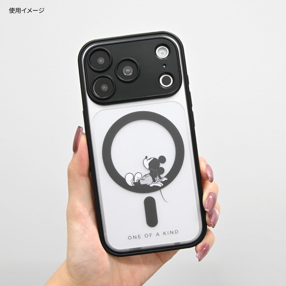 ミッキーマウス IIIIfit プランプフレーム iPhone18 Pro / 17 Pro MagSafe 対応 ケース DNG-370MK