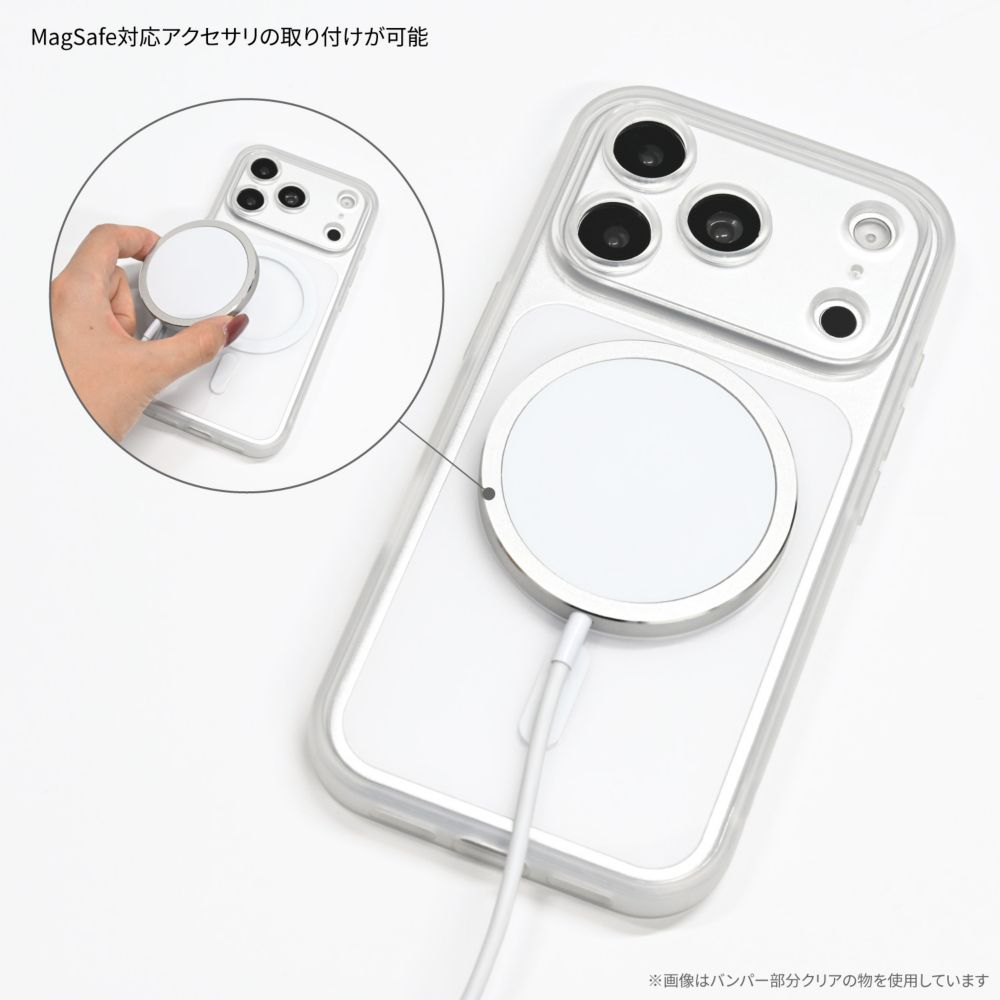 スティッチ IIIIfit プランプフレーム iPhone18 Pro / 17 Pro MagSafe 対応 ケース DNG-370ST