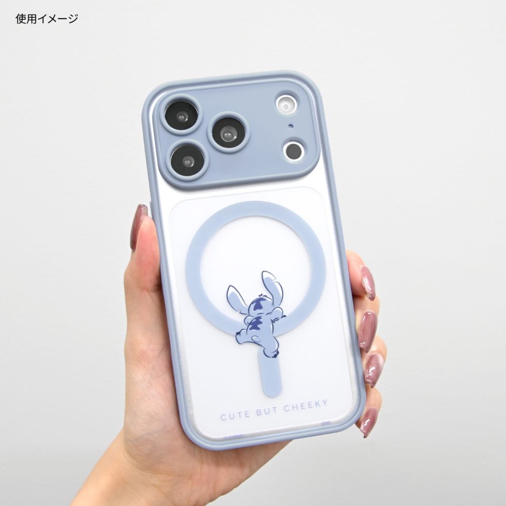 スティッチ IIIIfit プランプフレーム iPhone18 Pro / 17 Pro MagSafe 対応 ケース DNG-370ST