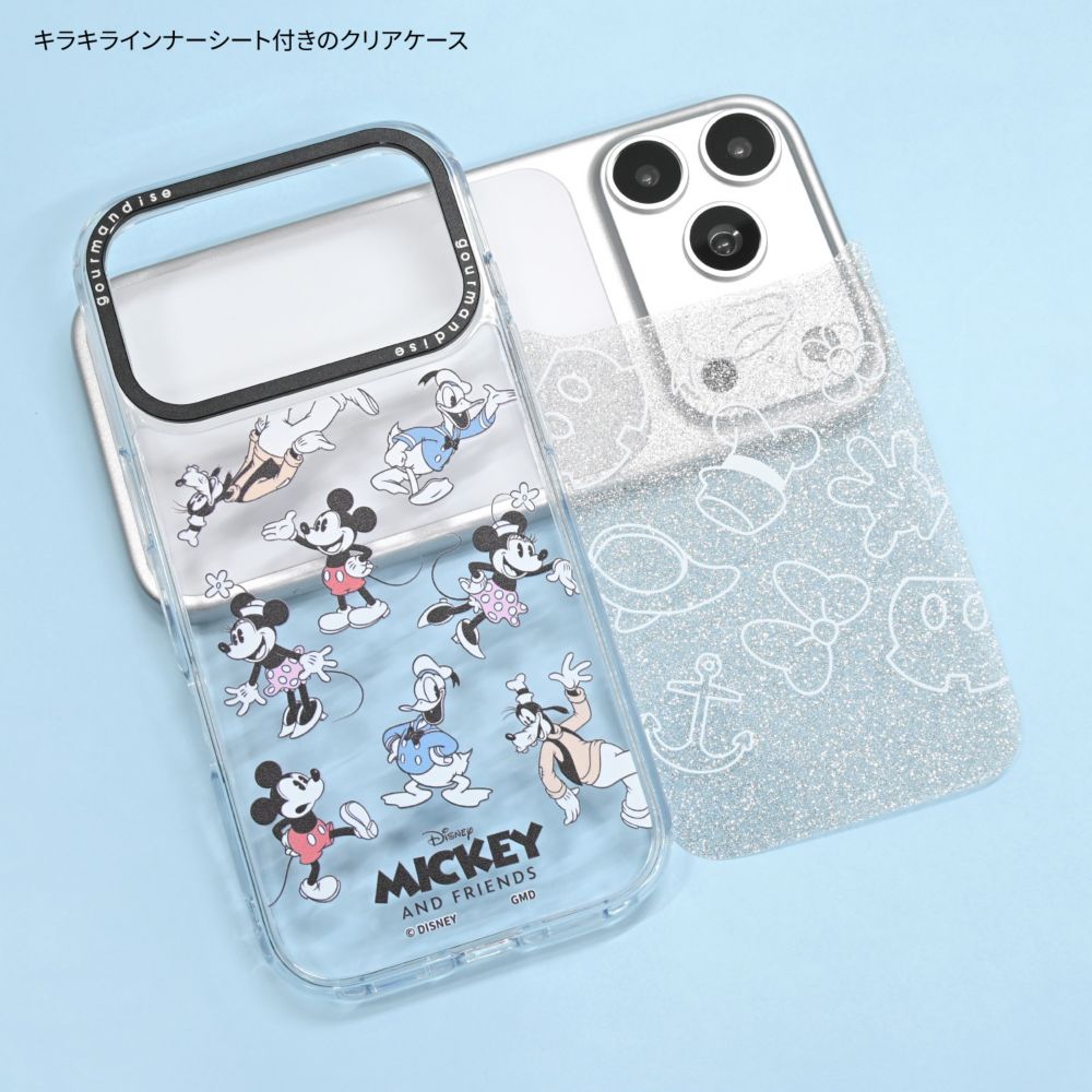 ミッキー＆フレンズ Camera Frame iPhone18 Pro / 17 Pro 対応 ケース DNG-372MKF