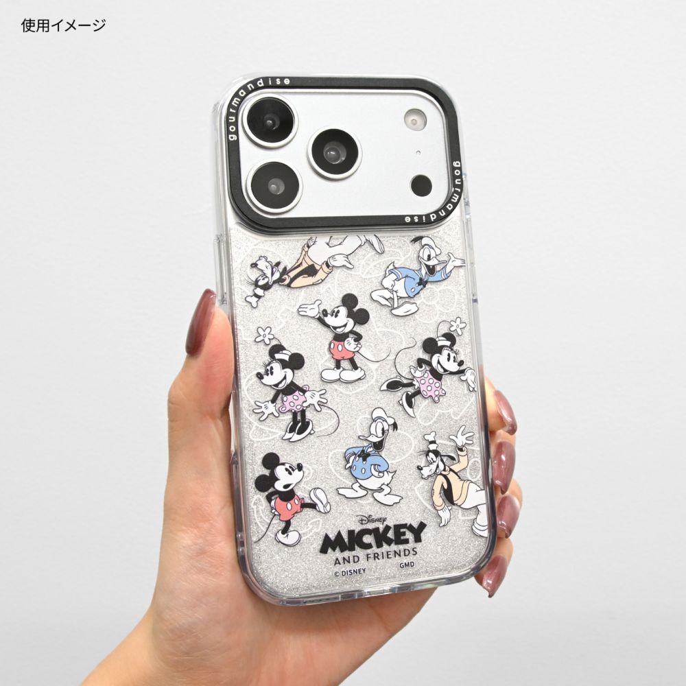 ミッキー＆フレンズ Camera Frame iPhone18 Pro / 17 Pro 対応 ケース DNG-372MKF