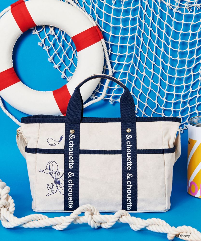 公式 ショップディズニー Chouette ドナルドキャンバストートバッグ