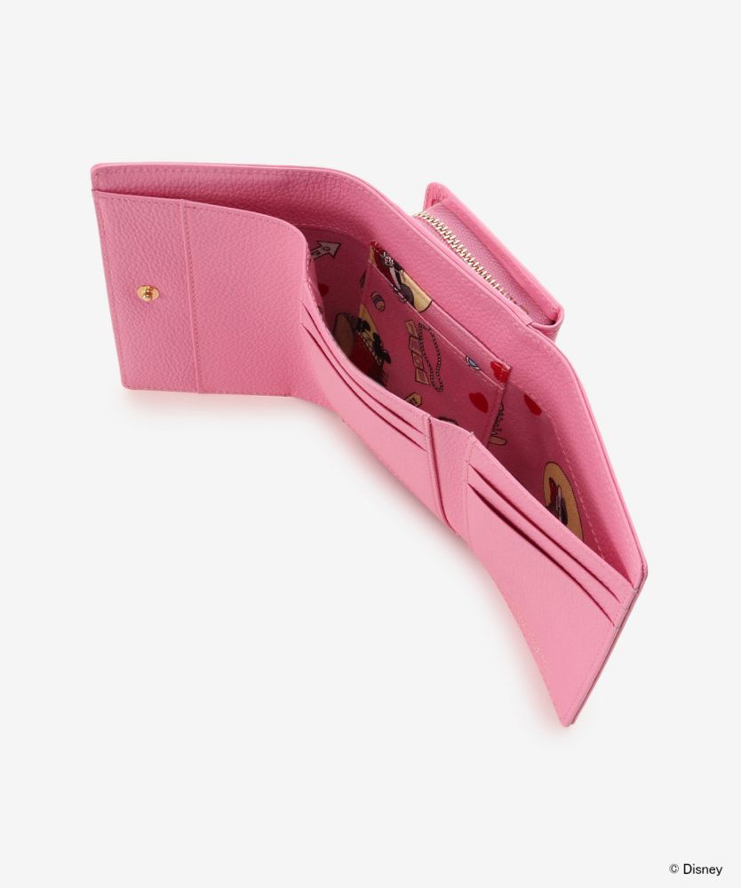 完売☆サマンサタバサ ミッキーミニーコレクション 折り財布 ピンク