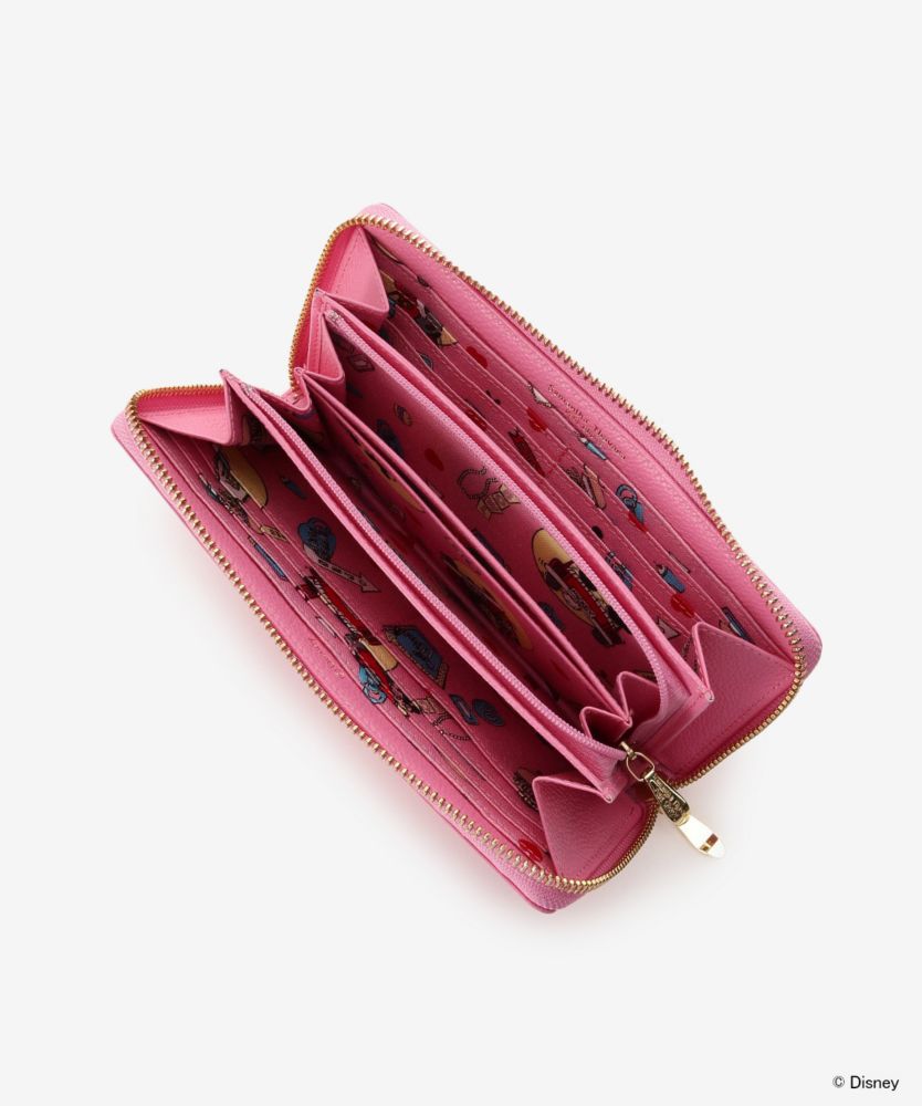 公式 ショップディズニー Samantha Thavasa Petit Choice ミッキー ミニー コレクション ラウンドジップ長財布