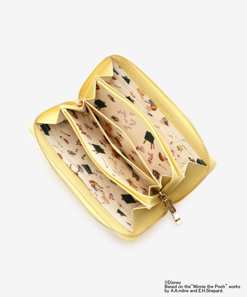 公式 ショップディズニー Samantha Thavasa Petit Choice くまのプーさんコレクション ラウンドジップ長財布