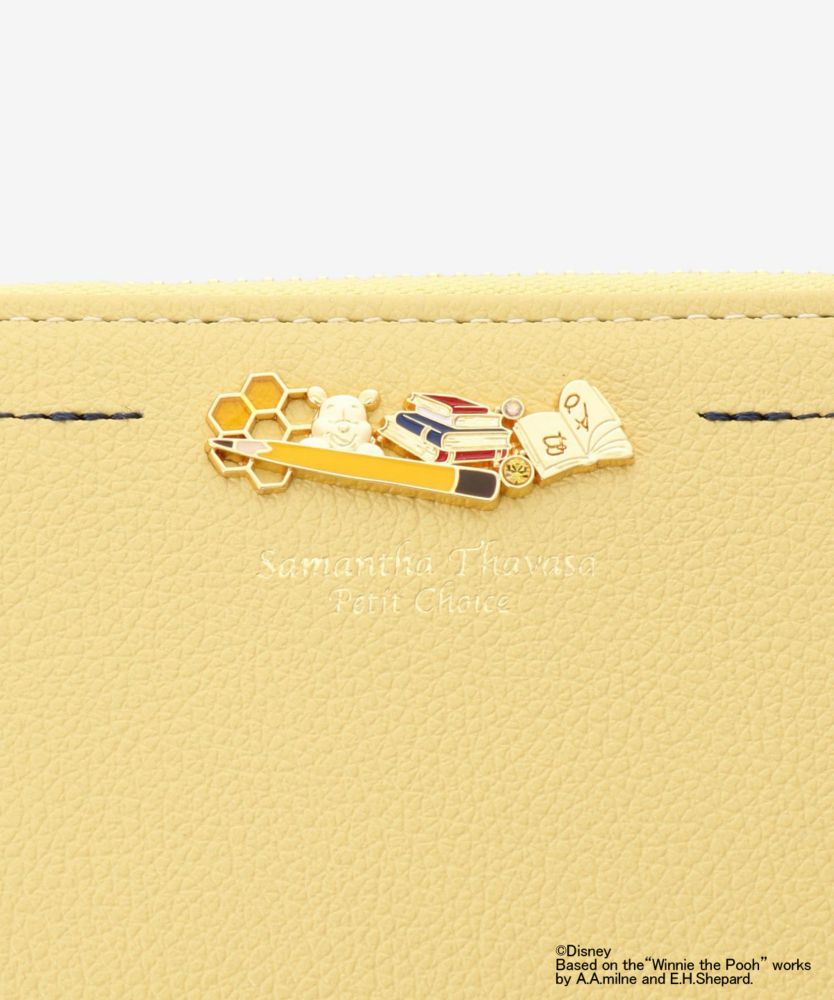 公式 ショップディズニー Samantha Thavasa Petit Choice くまのプーさんコレクション ラウンドジップ長財布