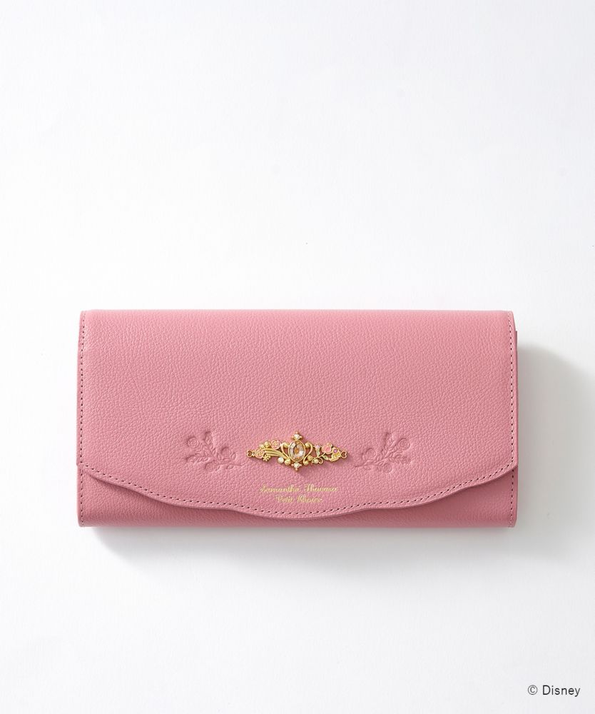公式 ショップディズニー Samantha Thavasa Petit Choice ディズニーコレクション プリンセスシリーズ かぶせ長財布