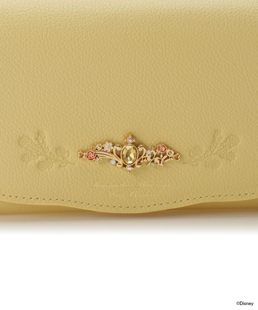 公式 ショップディズニー Samantha Thavasa Petit Choice ディズニーコレクション プリンセスシリーズ かぶせ長財布
