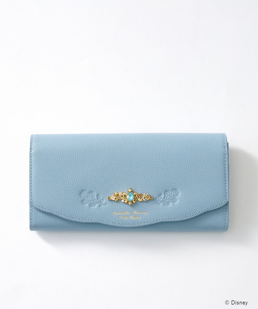 公式 ショップディズニー Samantha Thavasa Petit Choice ディズニーコレクション プリンセスシリーズ かぶせ長財布