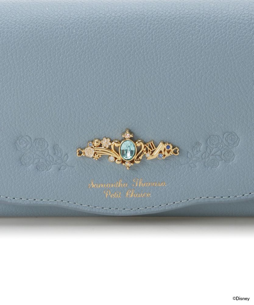 公式 ショップディズニー Samantha Thavasa Petit Choice ディズニーコレクション プリンセスシリーズ かぶせ長財布