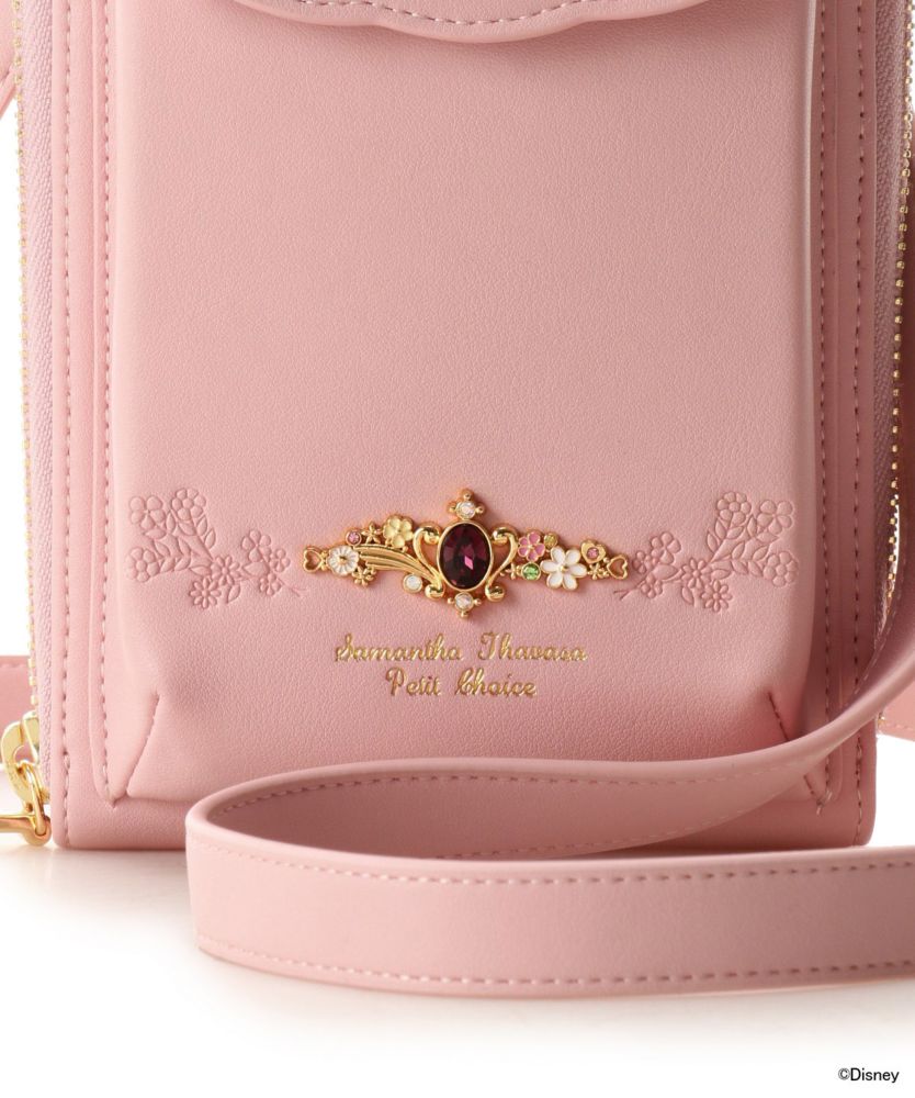 公式 ショップディズニー Samantha Thavasa Petit Choice ディズニーコレクション プリンセス シリーズ スマホショルダー
