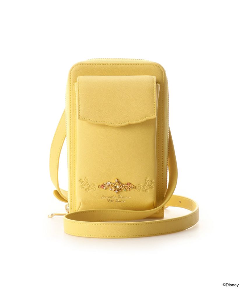 公式 ショップディズニー Samantha Thavasa Petit Choice ディズニーコレクション プリンセスシリーズ スマホショルダー