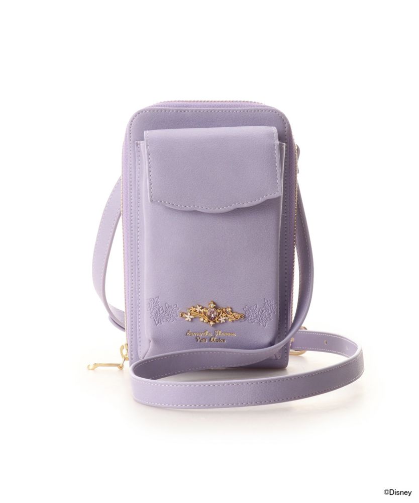 公式 ショップディズニー Samantha Thavasa Petit Choice ディズニーコレクション プリンセスシリーズ スマホショルダー