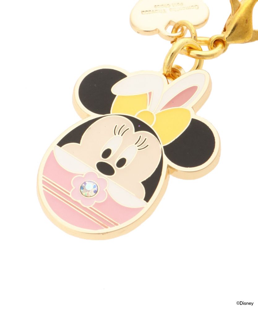 【Samantha Thavasa Petit Choice】「ディスニーイースターコレクション」ファスナーチャーム ミニー