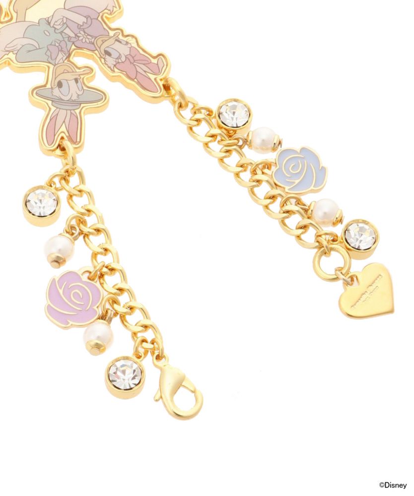 【Samantha Thavasa Petit Choice】「ディスニーイースターコレクション」ファスナーチャーム ドナルド＆デイジー