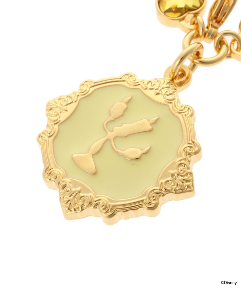 【Samantha Thavasa Petit Choice】「ディズニーコレクション プリンセスシリーズ」 ファスナーチャーム(ベル)