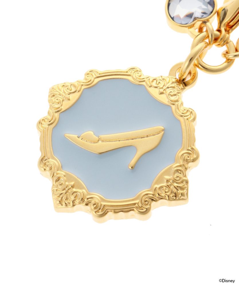 【Samantha Thavasa Petit Choice】「ディズニーコレクション プリンセスシリーズ」 ファスナーチャーム(シンデレラ)