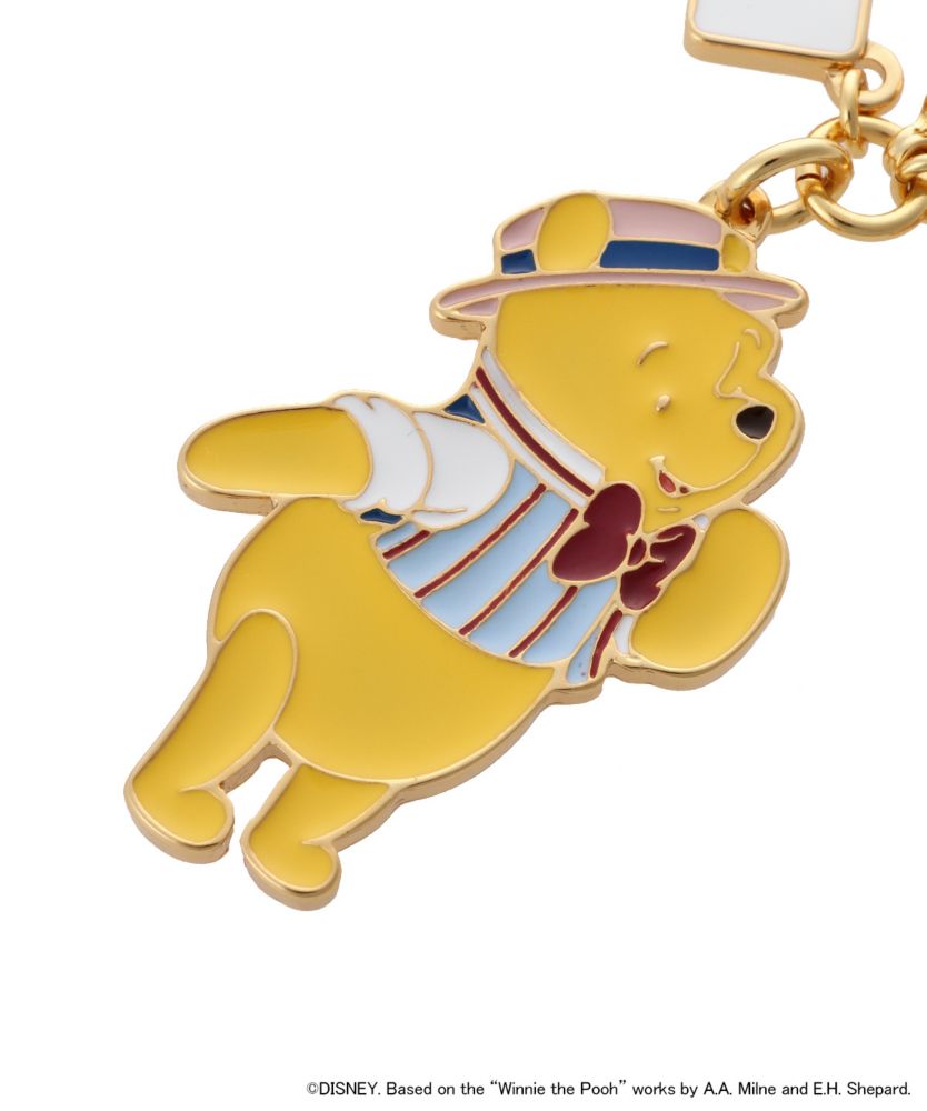 【Samantha Thavasa Petit Choice】「くまのプーさんコレクション」  ファスナーチャーム(ベスト)