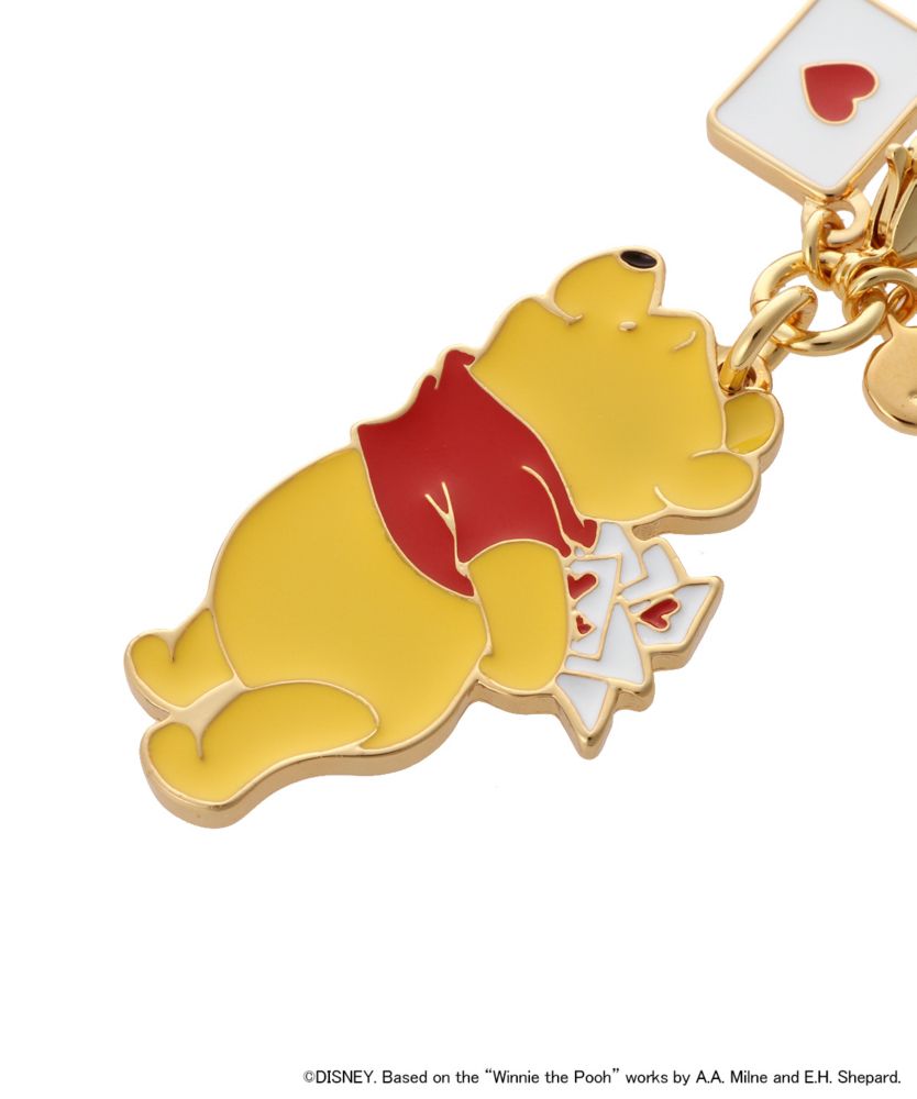 【Samantha Thavasa Petit Choice】「くまのプーさんコレクション」  ファスナーチャーム(後ろ手)
