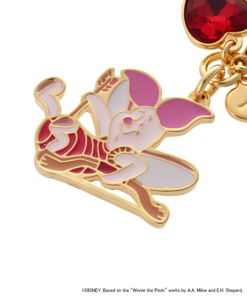 【Samantha Thavasa Petit Choice】「くまのプーさんコレクション」  ファスナーチャーム(ピグレット)