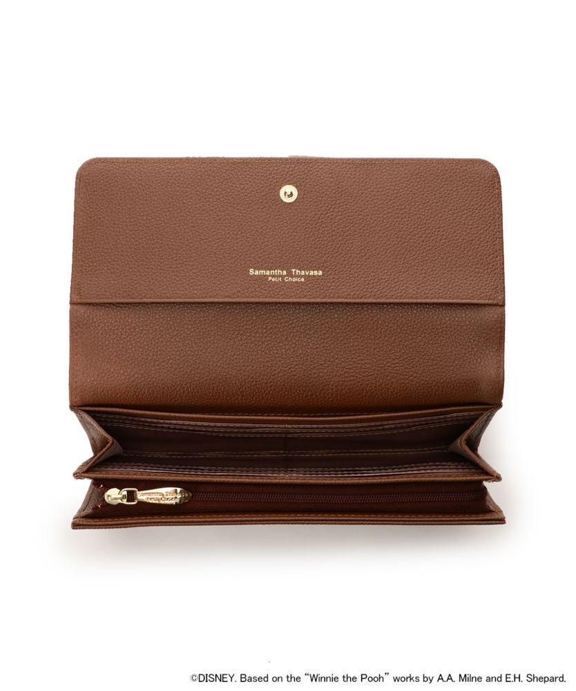 【Samantha Thavasa Petit Choice】「くまのプーさんコレクション」  レター柄長財布