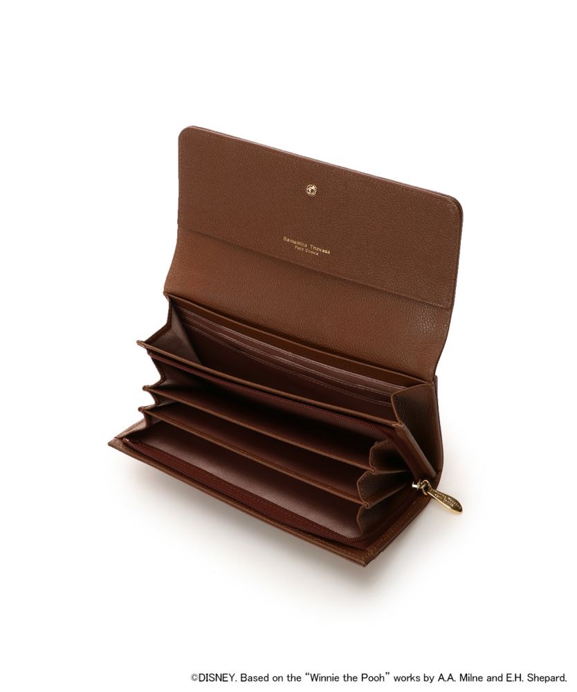 【Samantha Thavasa Petit Choice】「くまのプーさんコレクション」  レター柄長財布