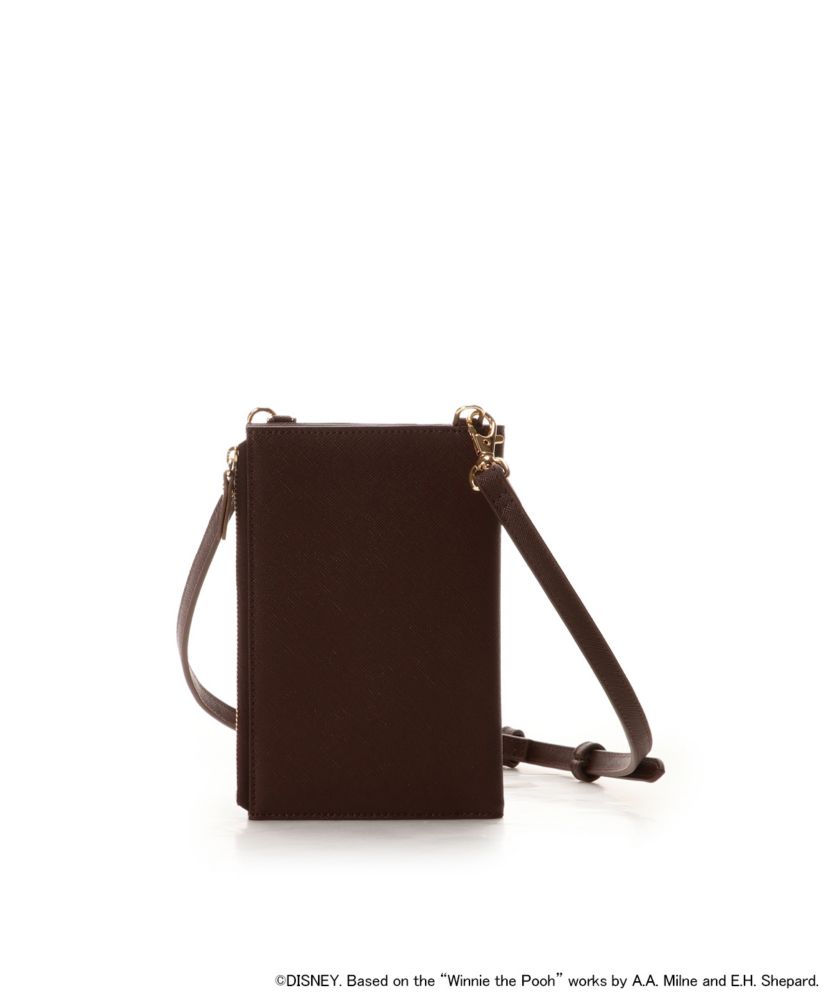 【Samantha Thavasa Petit Choice】「くまのプーさんコレクション」  レター柄スマホショルダー