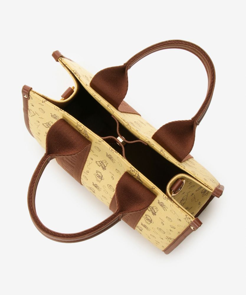 【Samantha Thavasa】「くまのプーさんコレクション」スクエアキャンバストートバッグ