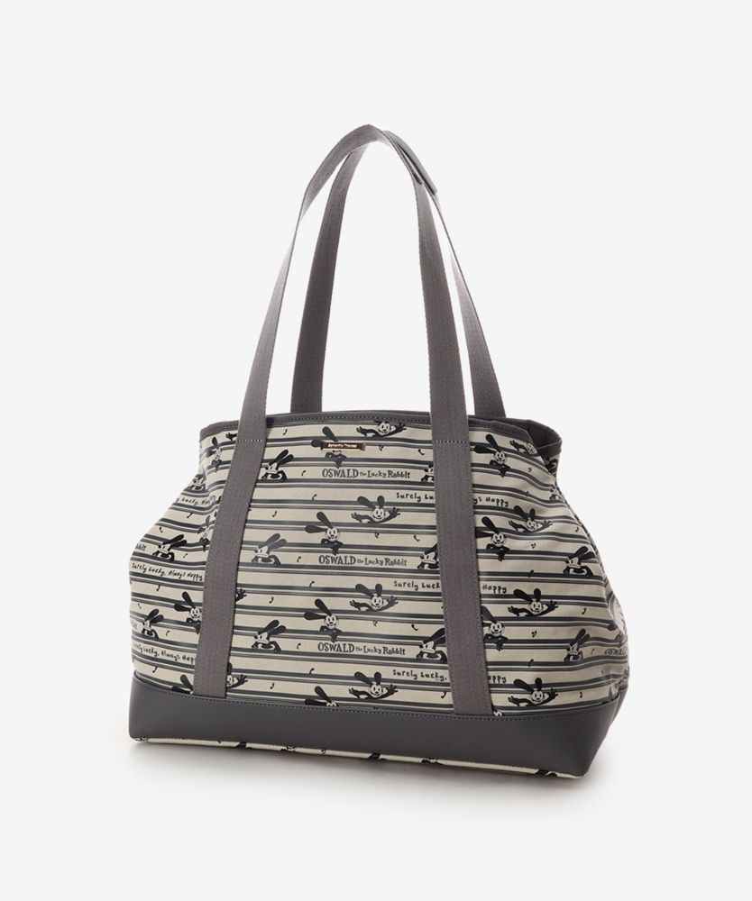 【Samantha Thavasa】「オズワルド・ザ・ラッキー・ラビット」コレクション総柄キャンバストートバッグ