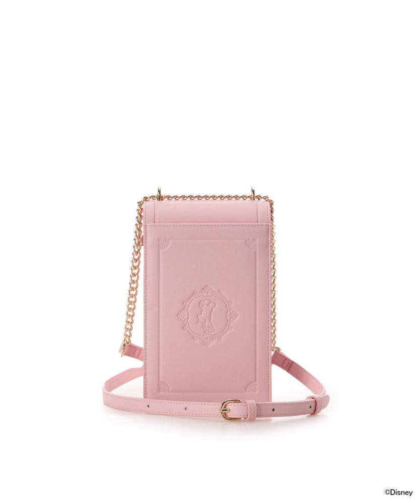 【Samantha Thavasa Petit Choice】「ディズニーコレクション プリンセスシリーズ」 プリーツデザインスマホショルダー