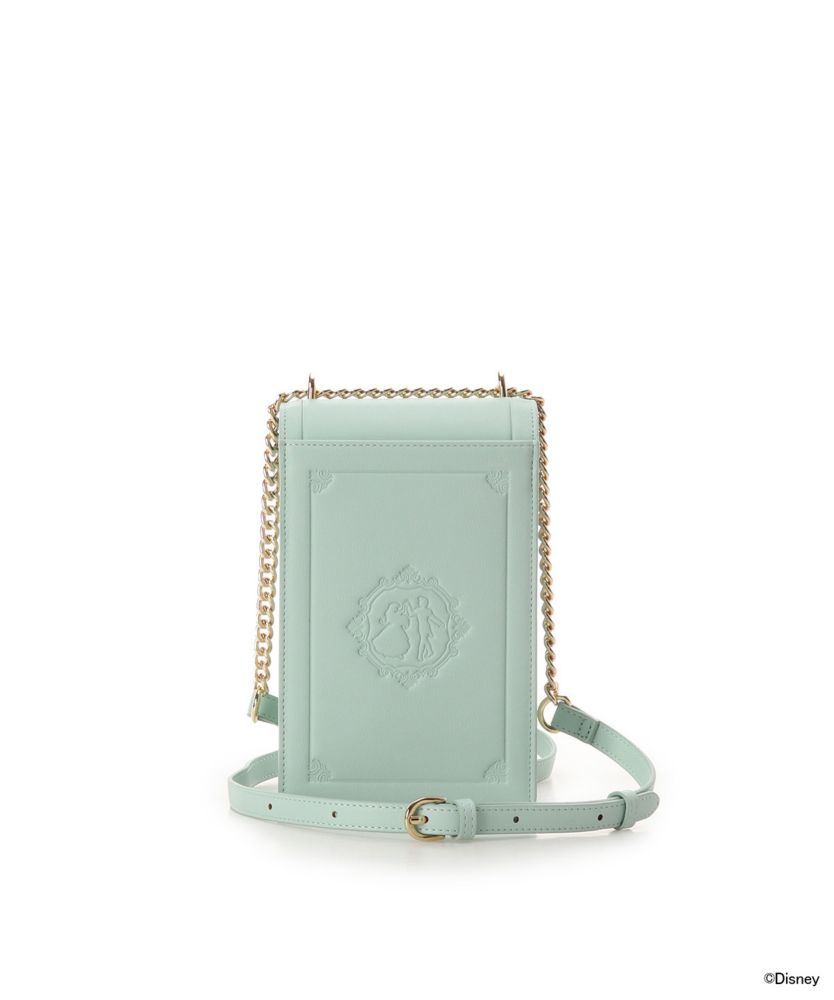 【Samantha Thavasa Petit Choice】「ディズニーコレクション プリンセスシリーズ」 プリーツデザインスマホショルダー