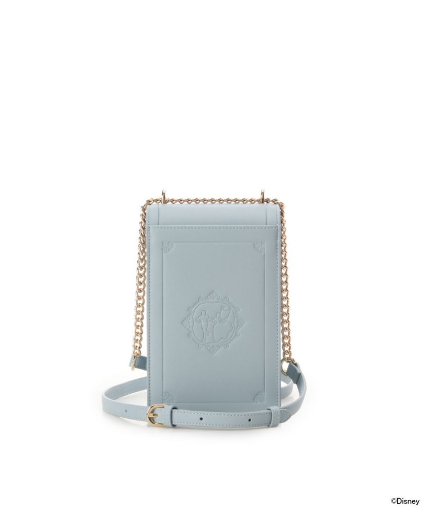 【Samantha Thavasa Petit Choice】「ディズニーコレクション プリンセスシリーズ」 プリーツデザインスマホショルダー