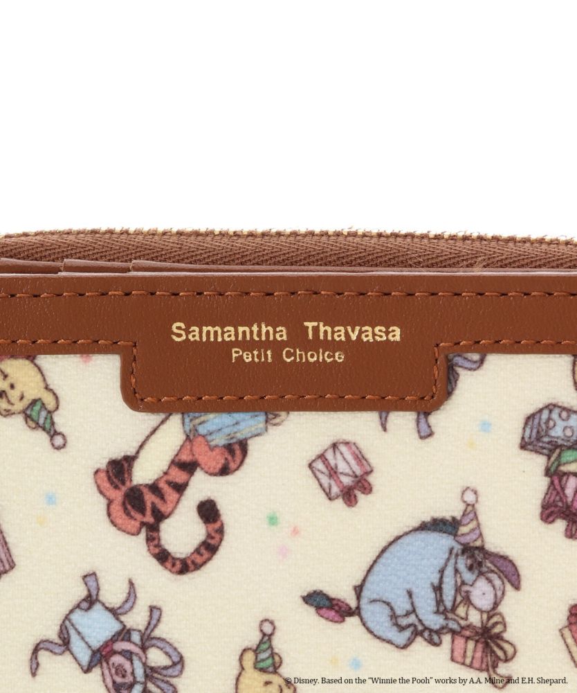 【Samantha Thavasa Petit Choice】『くまのプーさん』コレクション 折財布(総柄)