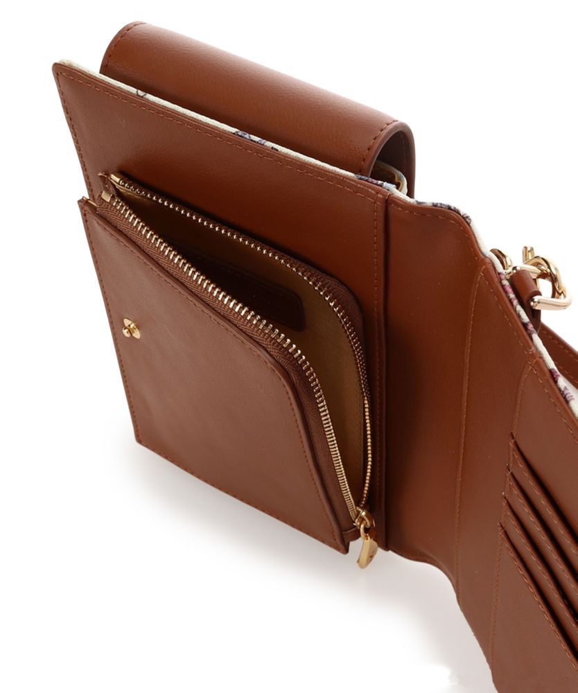 【Samantha Thavasa Petit Choice】『くまのプーさん』コレクション スマホショルダー(総柄)