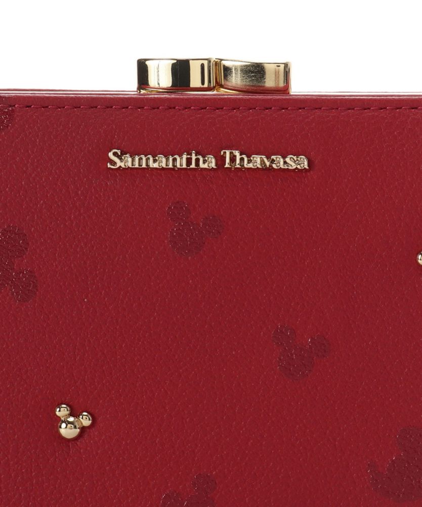 【Samantha Thavasa】「ミッキー」コレクション 口金折財布