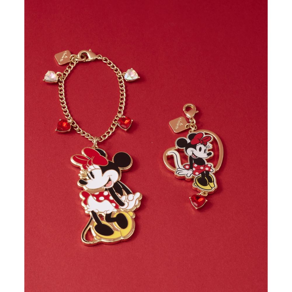 【& chouette】ディズニーコレクション 「ミニーマウス」 ファスナーチャーム
