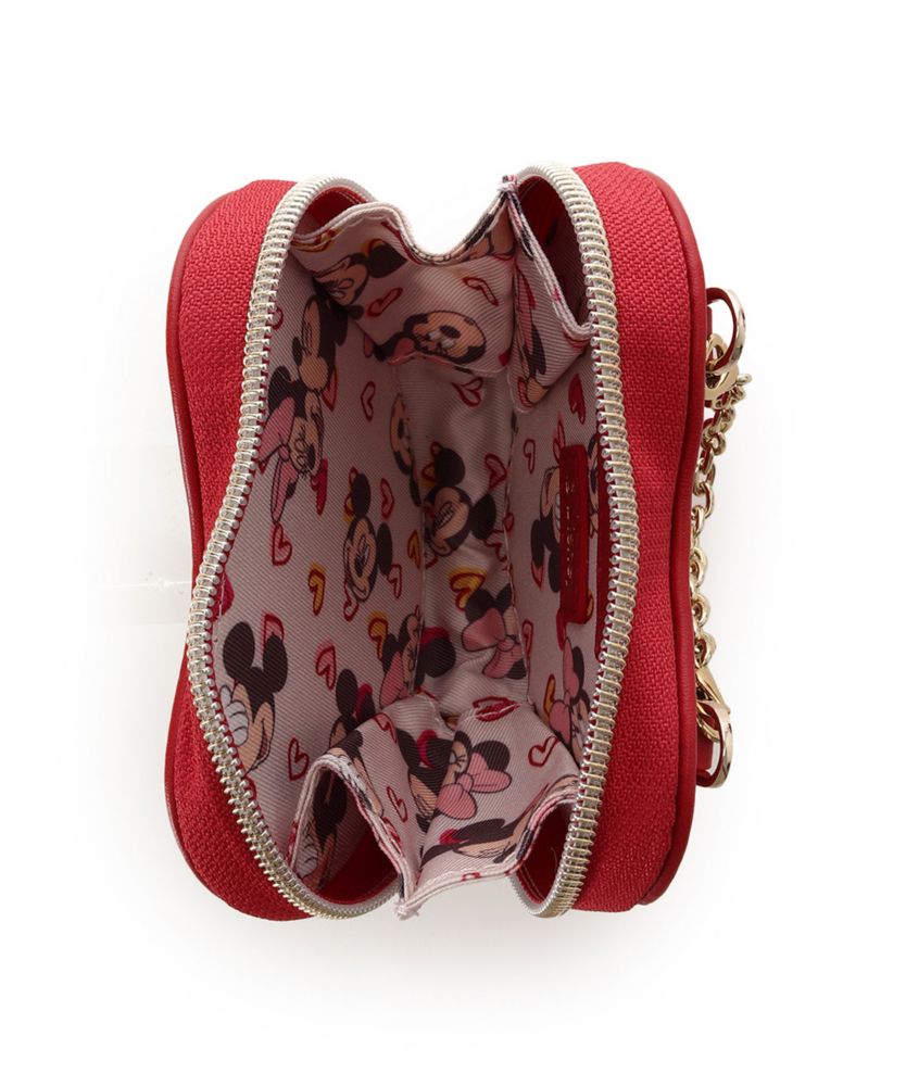 【Samantha Thavasa】「ミッキーマウス」＆「ミニーマウス」コレクション ハートポーチチャーム