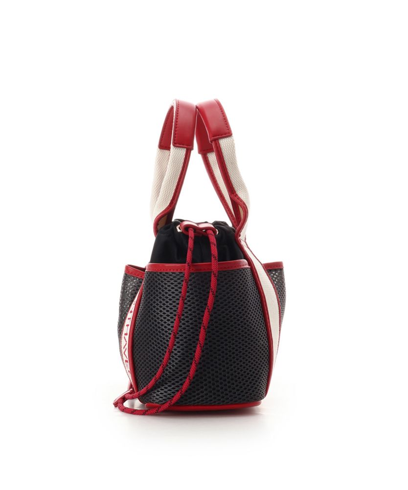 【SAMANTHAVEGA】「ミッキーマウス＆フレンズ」ロゴテープハンドバッグ（ミッキーマウス）