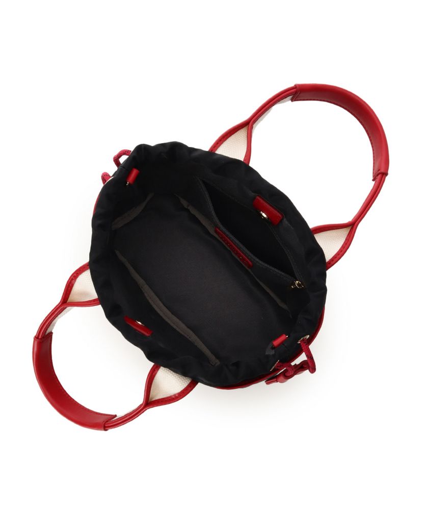 【SAMANTHAVEGA】「ミッキーマウス＆フレンズ」ロゴテープハンドバッグ（ミッキーマウス）