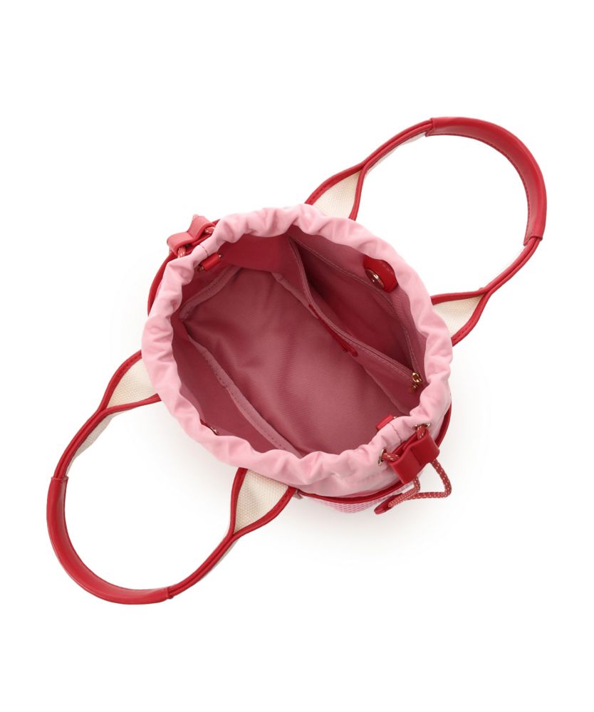 【SAMANTHAVEGA】「ミッキーマウス＆フレンズ」ロゴテープハンドバッグ（ミニーマウス）