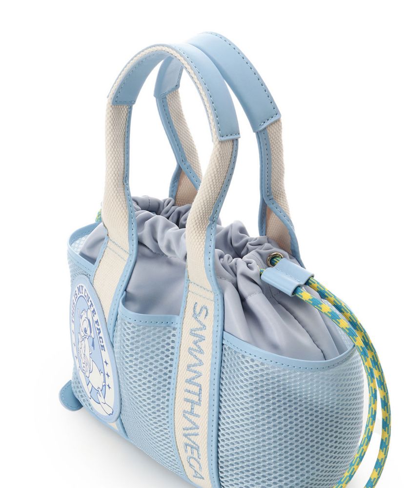 【SAMANTHAVEGA】「ミッキーマウス＆フレンズ」ロゴテープハンドバッグ（ドナルドダック）