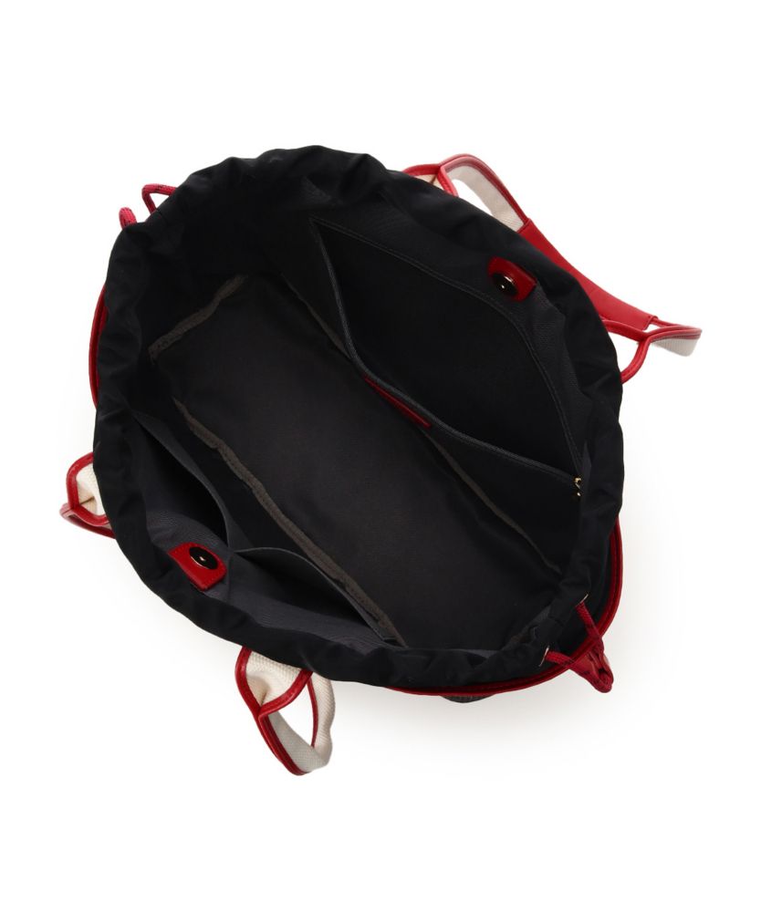 【SAMANTHAVEGA】「ミッキーマウス＆フレンズ」ロゴテープトートバッグ（ミッキーマウス）