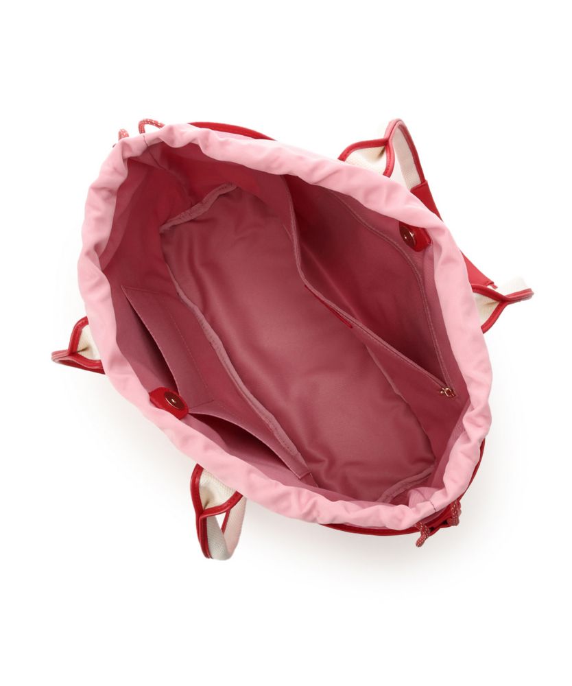 【SAMANTHAVEGA】「ミッキーマウス＆フレンズ」ロゴテープトートバッグ（ミニーマウス）