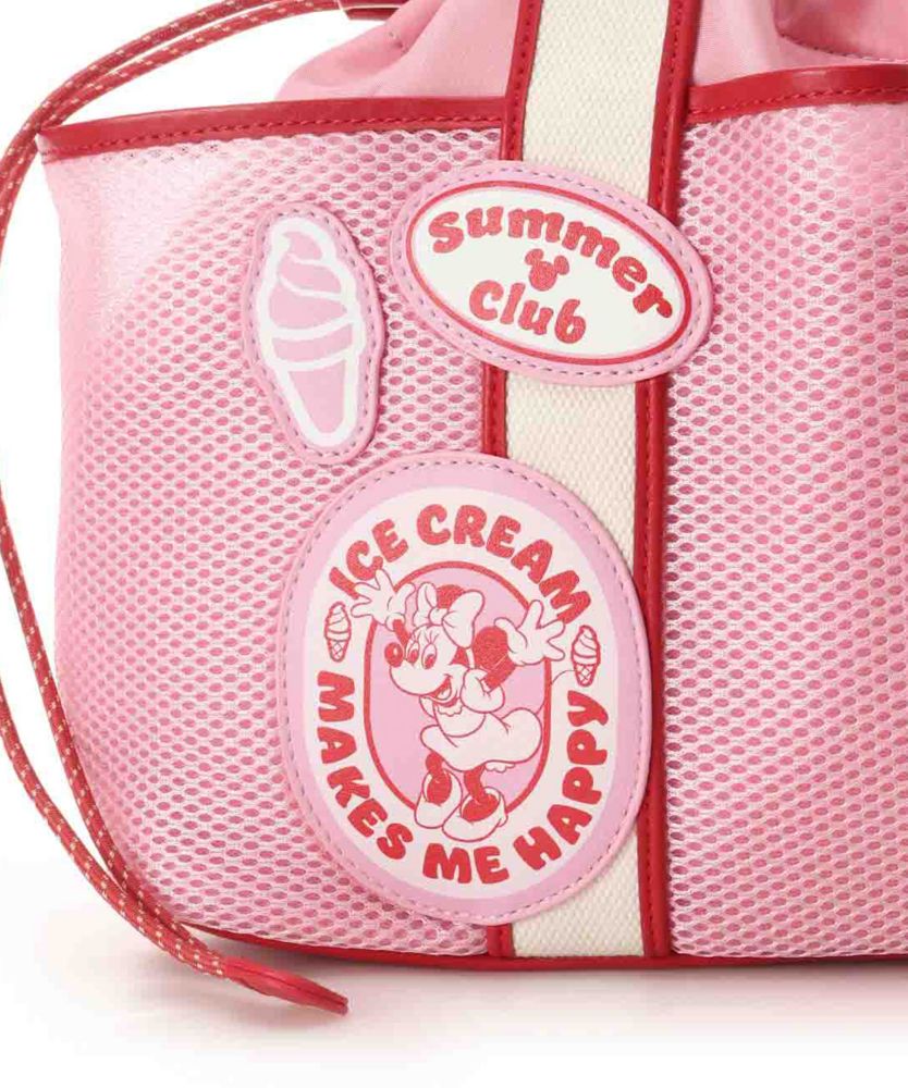 【SAMANTHAVEGA】「ミッキーマウス＆フレンズ」ロゴテープトートバッグ（ミニーマウス）