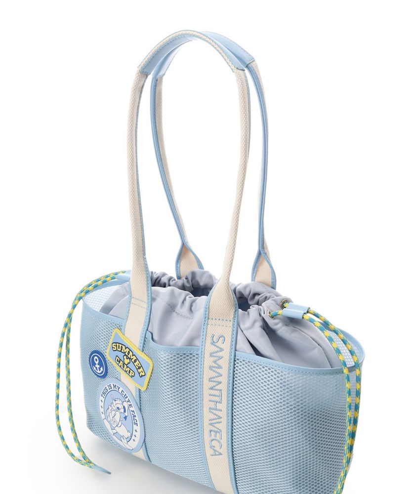 【SAMANTHAVEGA】「ミッキーマウス＆フレンズ」ロゴテープトートバッグ（ドナルドダック）