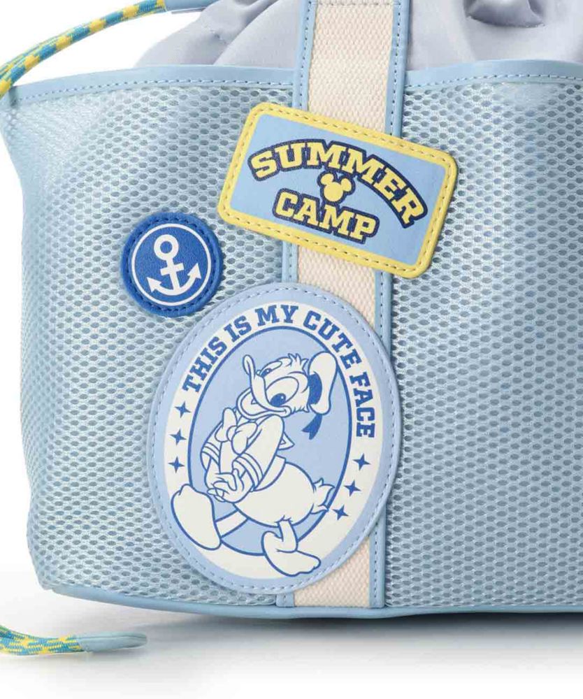 【SAMANTHAVEGA】「ミッキーマウス＆フレンズ」ロゴテープトートバッグ（ドナルドダック）